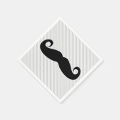 Serviette En Papier Moustache (Coin)