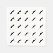 Serviette En Papier Moustache (Devant)