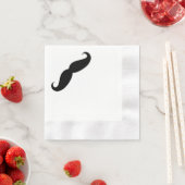 Serviette En Papier Moustache serviettes (En situation)
