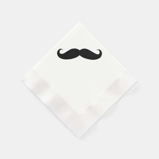 Serviette En Papier Moustache serviettes (Coin)