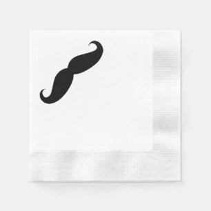 Serviette En Papier Moustache serviettes
