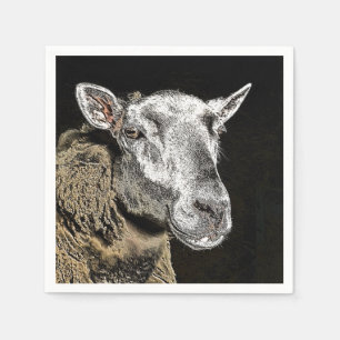SERVIETTE EN PAPIER MOUTON