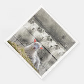 Serviette En Papier Mouton d'agneau de bébé (Coin)