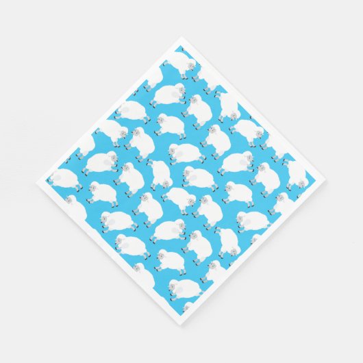Serviette En Papier Moutons de comptage (Coin)