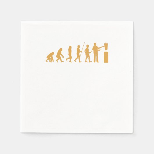 Serviette En Papier Moyen-Orient Boeuf Doner Kebab Chef Propriétaire d (Devant)