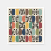 Serviette En Papier Moyen-siècle Âge atomique moderne (Devant)