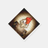 Serviette En Papier Mr Rooster Vintage (Coin)