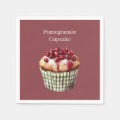 Serviette En Papier Muffin à la grenade (Devant)