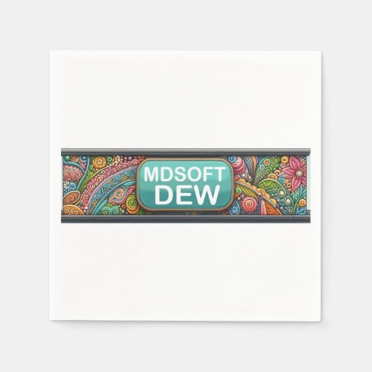 Serviette En Papier Mug Party Fournitures Douche! (Devant)