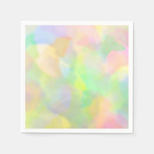 Serviette En Papier Multi Pastels (Devant)