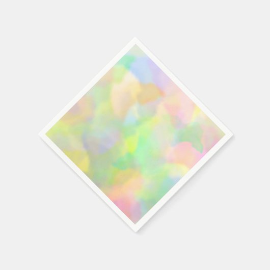 Serviette En Papier Multi Pastels (Coin)