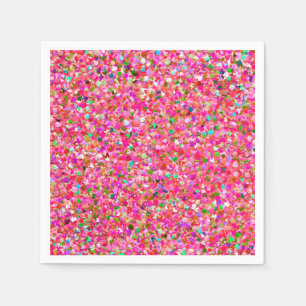 Serviette En Papier Multicolor Modern Modern Grit Glitter #4
