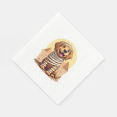 Serviette En Papier Mummy Golden Retriever (Coin)