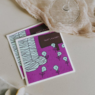 Serviette En Papier Mummy Halloween Mignon
