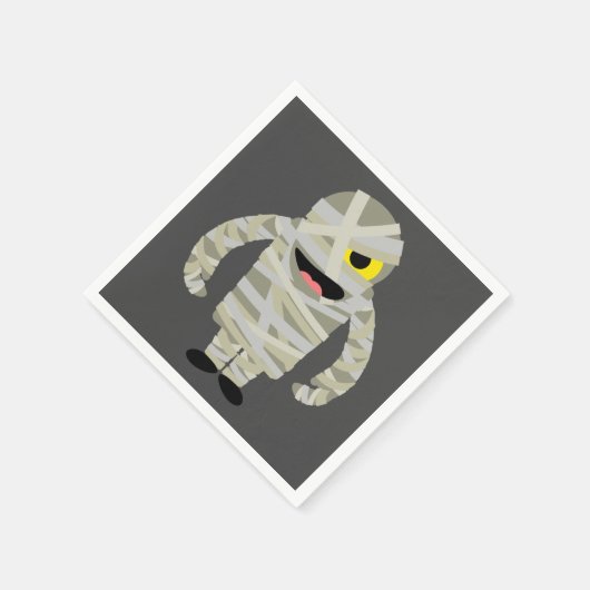Serviette En Papier Mummy zombie Halloween (Coin)