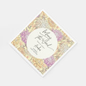 Serviette En Papier Mums the Word Floral Baby Shower (Coin)