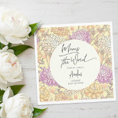 Serviette En Papier Mums the Word Floral Baby Shower