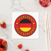 Serviette En Papier München Deutschland (En situation)