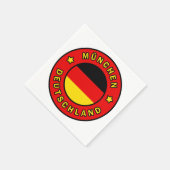 Serviette En Papier München Deutschland (Coin)