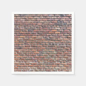 Serviette En Papier Mur de briques (Devant)