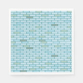 Serviette En Papier Mur de briques (Devant)