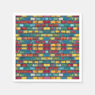 Serviette En Papier Mur de briques