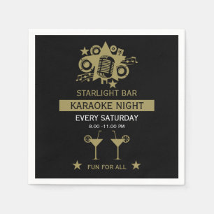 Serviette En Papier Mur de promotion Karaoke