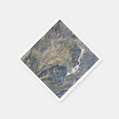 Serviette En Papier Mur en marbre brut (Coin)