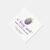 Serviette En Papier Mûre sucrée (Coin)