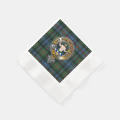 Serviette En Papier Murray Atholl Tartan & Badge (Coin)
