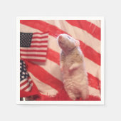 Serviette En Papier Murray patriotique (Devant)