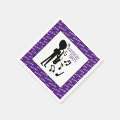 Serviette En Papier Musicien Alien, Anniversaire (Coin)