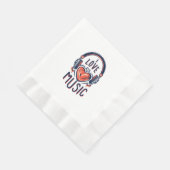 Serviette En Papier musique (Coin)