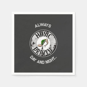 Serviette En Papier Musique