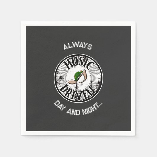 Serviette En Papier Musique (Devant)