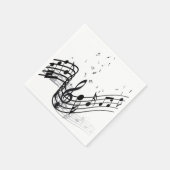 Serviette En Papier Musique (Coin)