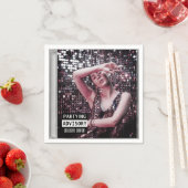 Serviette En Papier Musique CD Coque Album Couverture Anniversaire (En situation)