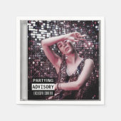 Serviette En Papier Musique CD Coque Album Couverture Anniversaire (Devant)