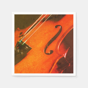 Serviette en papier Musique d'instrument de violon