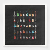 Serviette En Papier Musique guitar (Devant)