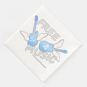 Serviette En Papier Musique libre (Coin)
