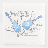 Serviette En Papier Musique libre (Devant)