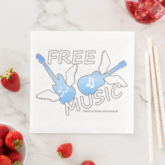Serviette En Papier Musique libre (En situation)