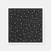 Serviette En Papier musique, note, clef, bande, symbole, brillant, élé (Devant)