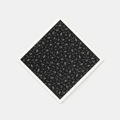 Serviette En Papier musique, note, clef, bande, symbole, brillant, élé (Coin)