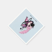 Serviette En Papier Musique Note Papillons Fairy (Coin)
