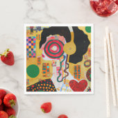 Serviette En Papier Musique pop (En situation)