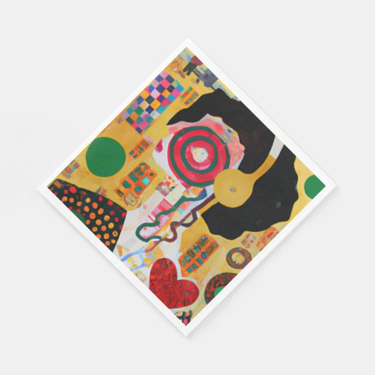 Serviette En Papier Musique pop (Coin)