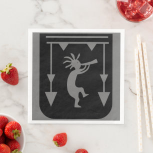 Serviette En Papier Musique Serviettes Kokopelli Sud-Ouest