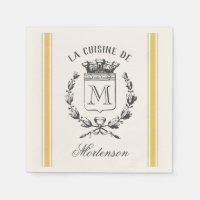 Mustard Vintage Style Français Sack Personnalisé M